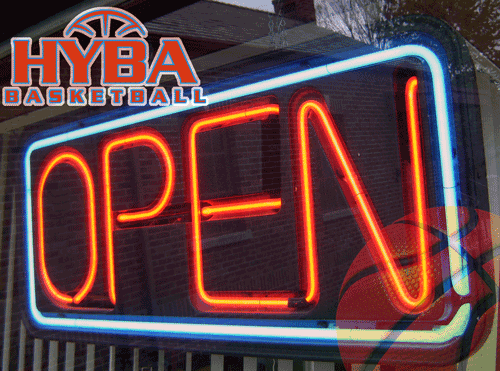 HYBA Registration Open Logo